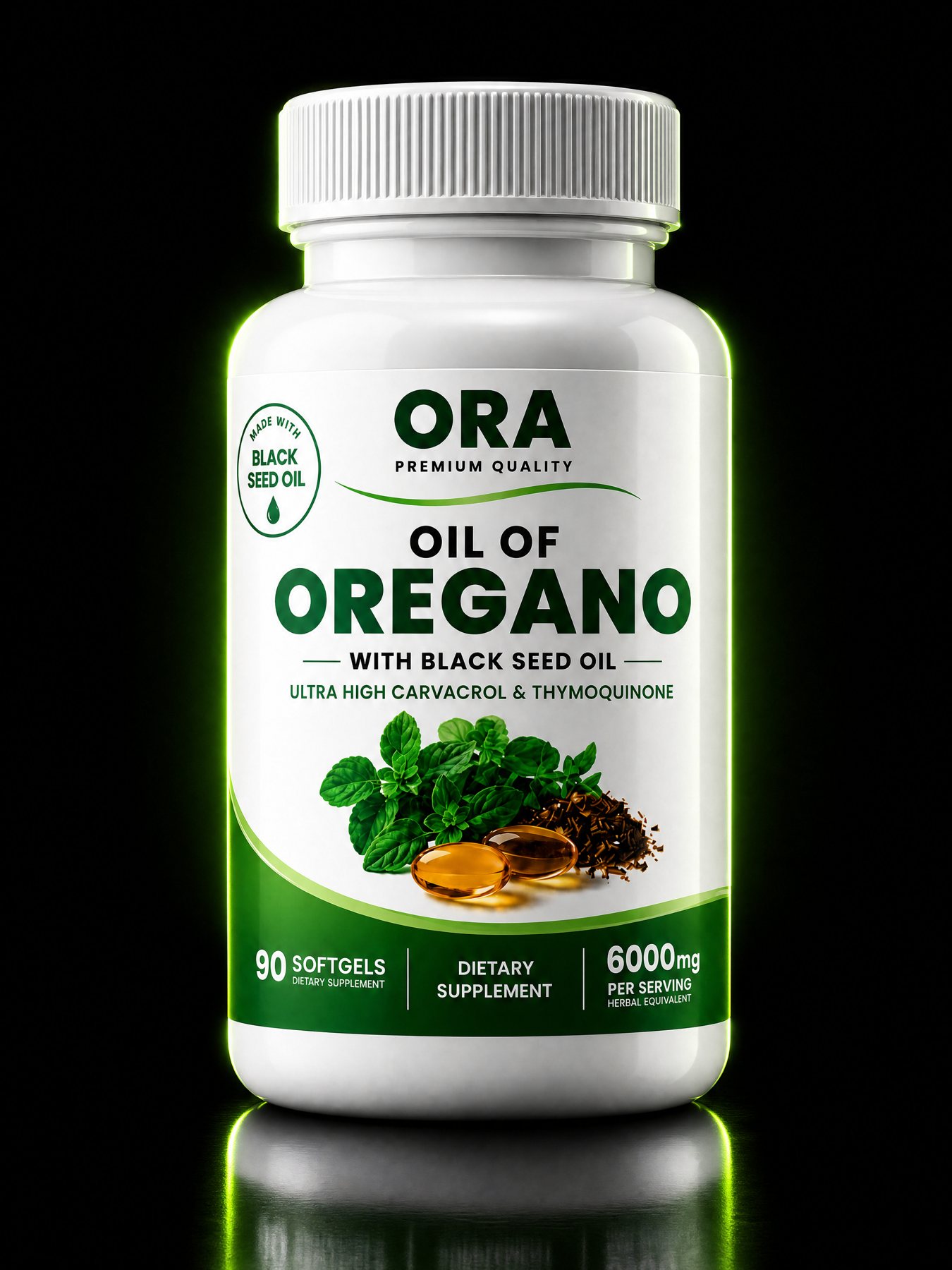 Oil of Oregano with Black Seed Oil